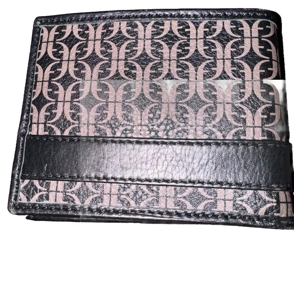 Fossil Lufkin INTL Traveler Medium Brown men Leather Wallet NWT